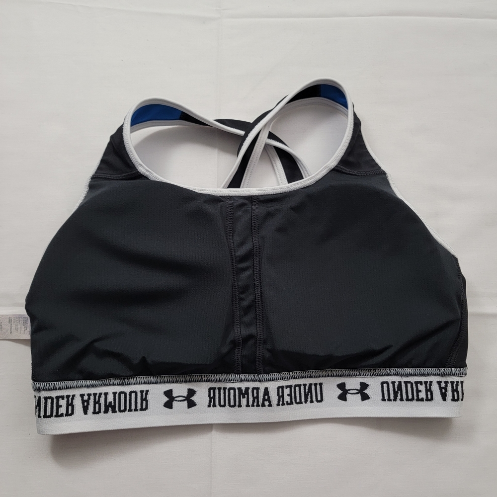 Womens Under Armour Mid Crossback Sports Bra Size Large - Picture 3 of 4